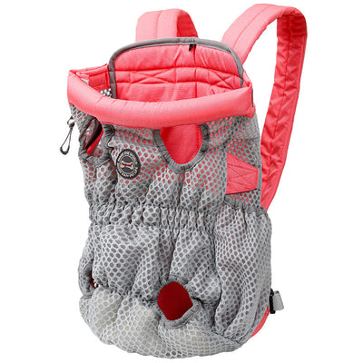 Pet Carrier Backpack Outdoor Travel Mesh Breathable Shoulder Bags