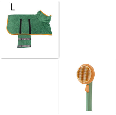 New Pet Cat Brush Hot Selling Hand-held Steel Wire Self-cleaning Comb Looper For Hair Removal