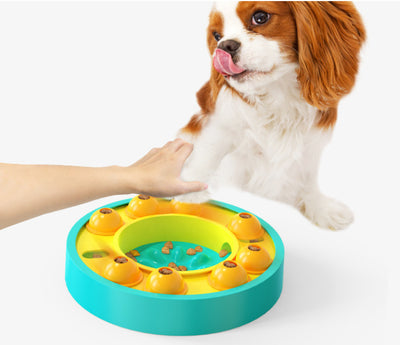 Dog Pets Puzzle Toys Slow Feeder Interactive Increase Puppy IQ Food Dispenser Slowly Eating NonSlip Bowl Pet Dogs Training Game